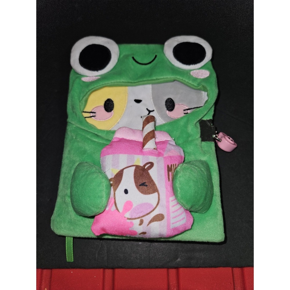 Claires Kitten Dressed As Frog Diary Lock And Keys Attached 100 Pages New